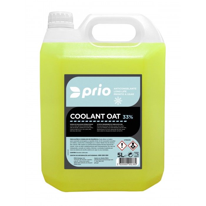 Anticongelante PRIO OAT 33% 5L Anticongelante PRIO OAT 33% 5L