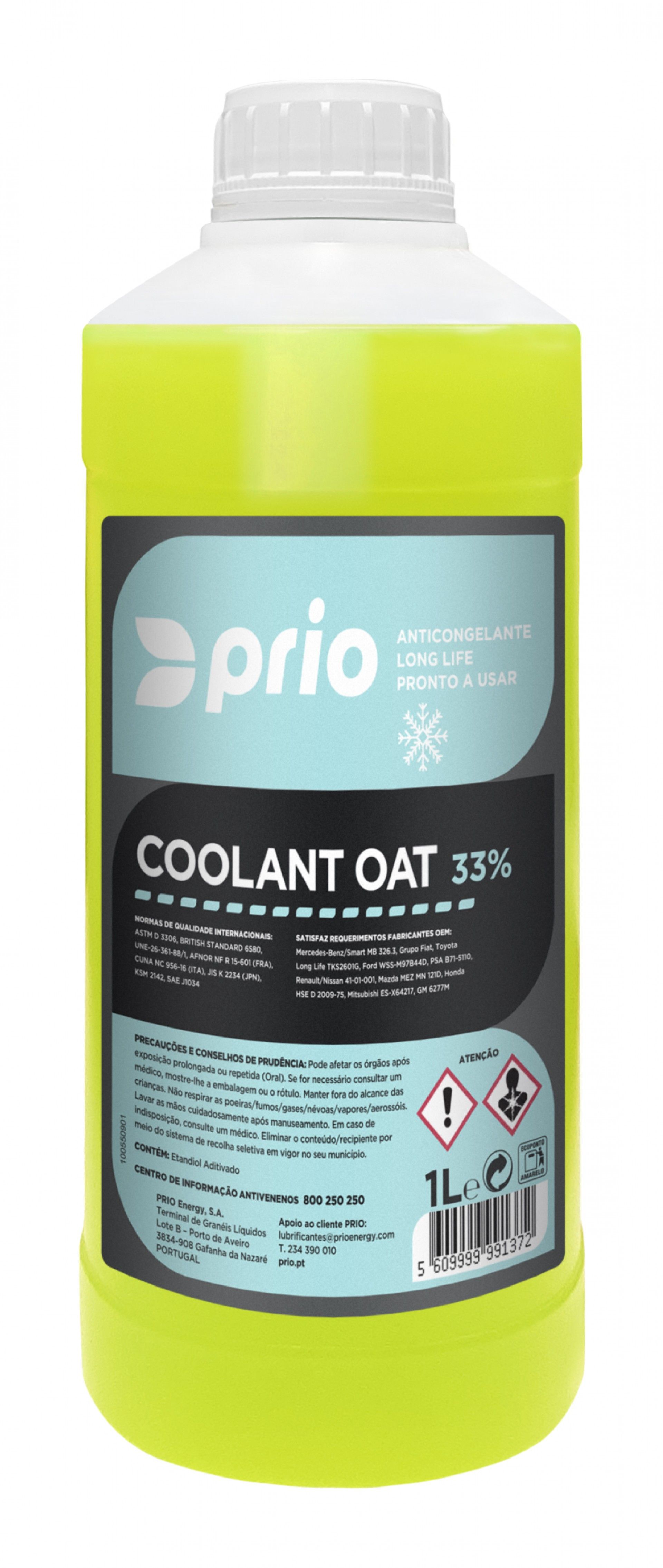 Anticongelante PRIO OAT 33% 1L
