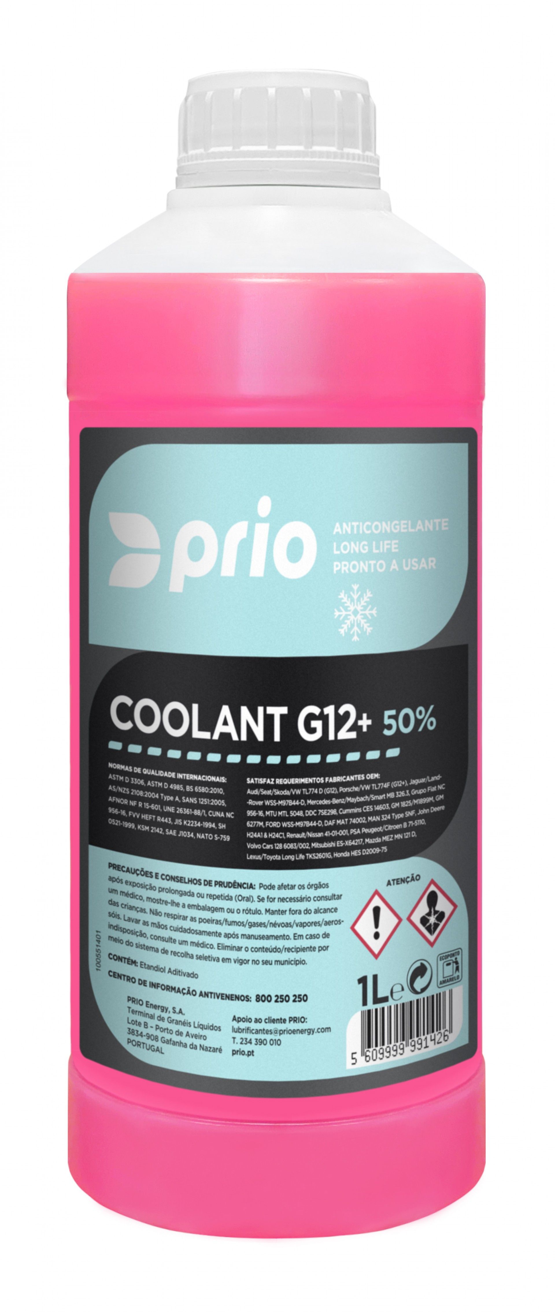 Anticongelante PRIO G12+ 50% 1 L