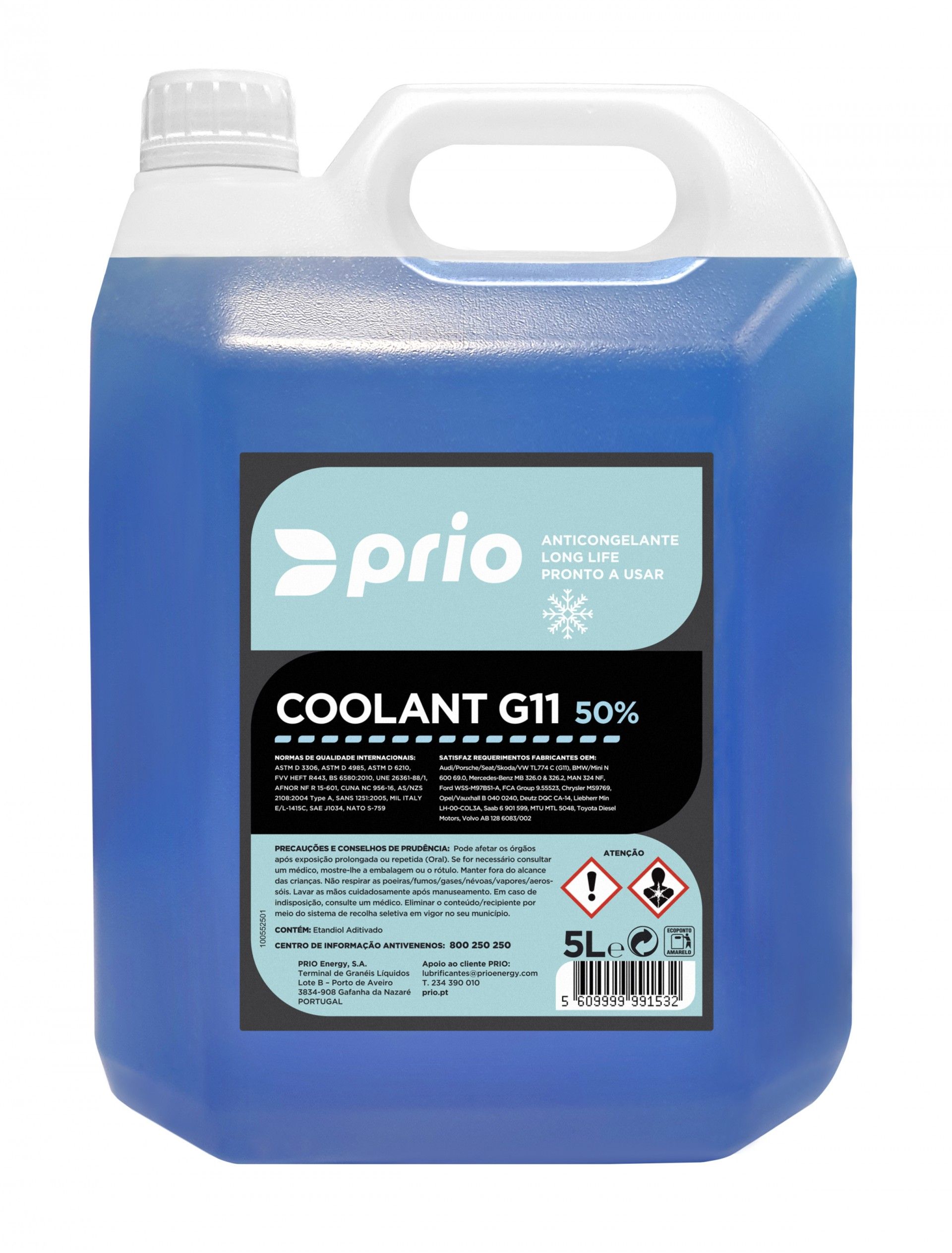 Anticongelante PRIO G11 50% 5L