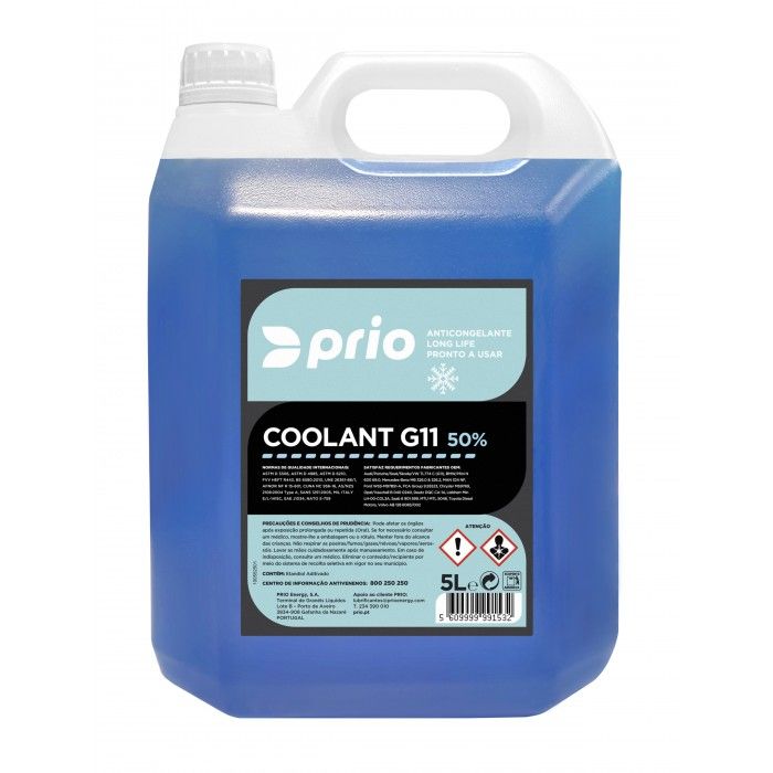 Anticongelante PRIO G11 50% 5L Anticongelante PRIO G11 50% 5L