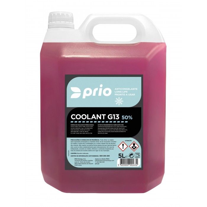 PRIO COOLANT G13 50% 5L PRIO COOLANT G13 50% 5L