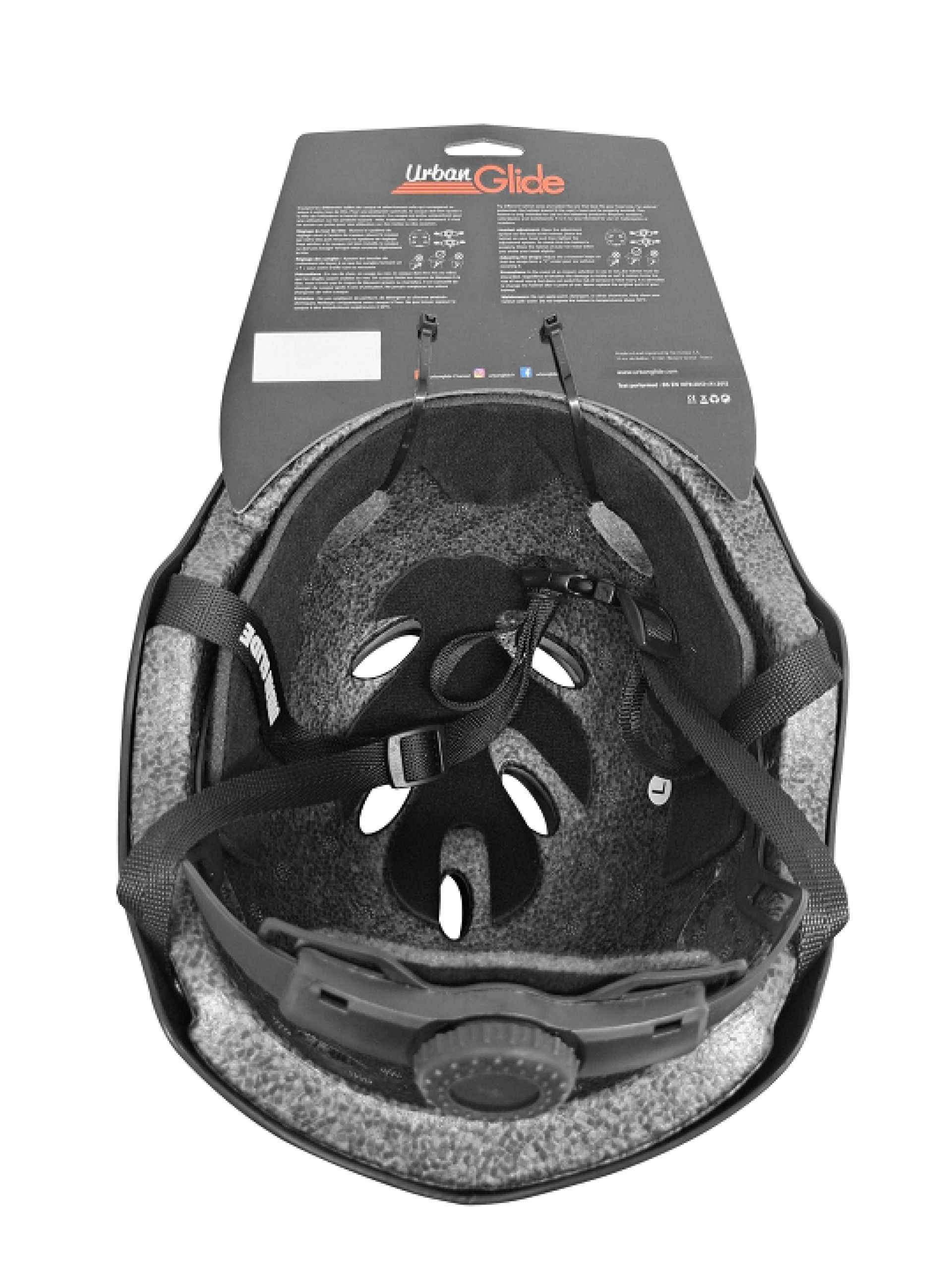 URBANGLIDE Capacete PLM1 - Tamanho M - Preto e Branco - 54330