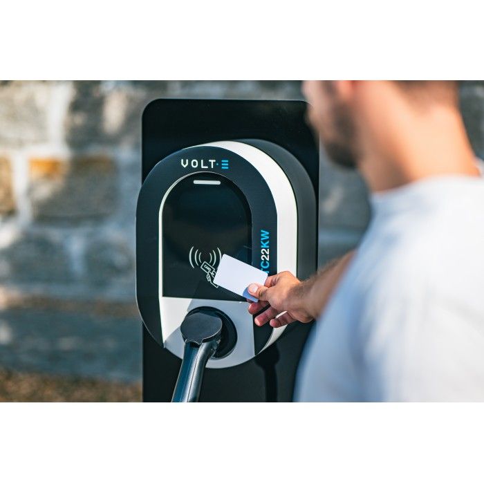 Wallbox em AC com 5 cartões RFID Wallbox em AC com 5 cartões RFID