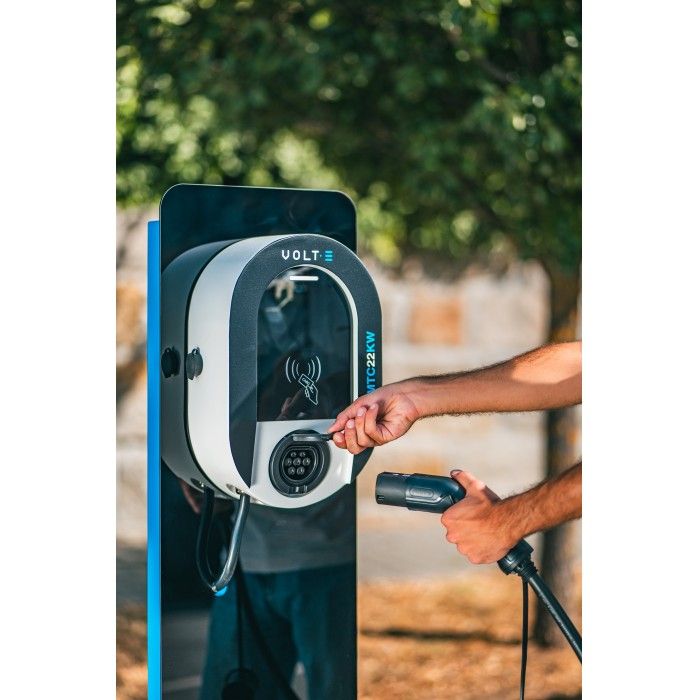 Wallbox em AC com 5 cartões RFID Wallbox em AC com 5 cartões RFID