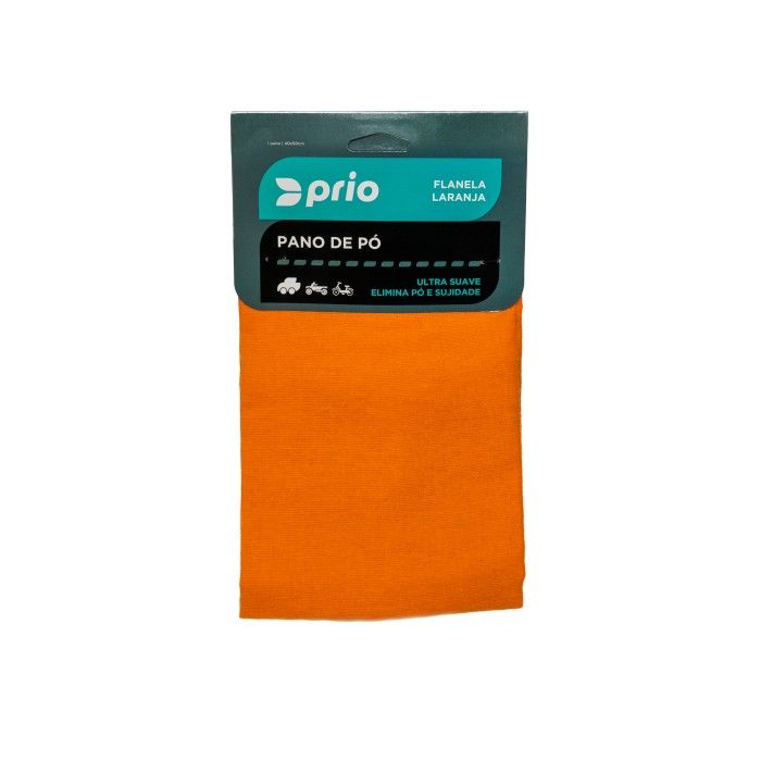 PRIO Pano De Pó (Flanela Laranja) 40X50Cm PRIO Pano De Pó (Flanela Laranja) 40X50Cm