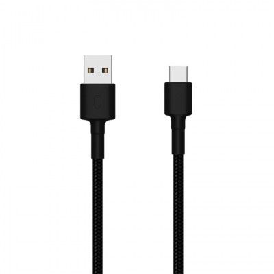 Cabo Mi Braided USB Type-C 100cm Preto Cabo Mi Braided USB Type-C 100cm Preto