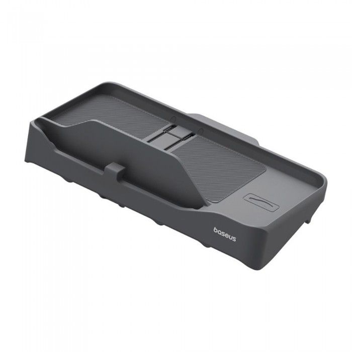 Compartimento de Arruma��o para Carro Baseus T-Space Series 2-em-1 com Leitor Cart�es ETC Cinza