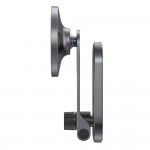 Suporte para Carro Baseus T-Space Series Folding Metal Magnetic Phone Holder Prateado Suporte para Carro Baseus T-Space Series Folding Metal Magnetic Phone Holder Prateado