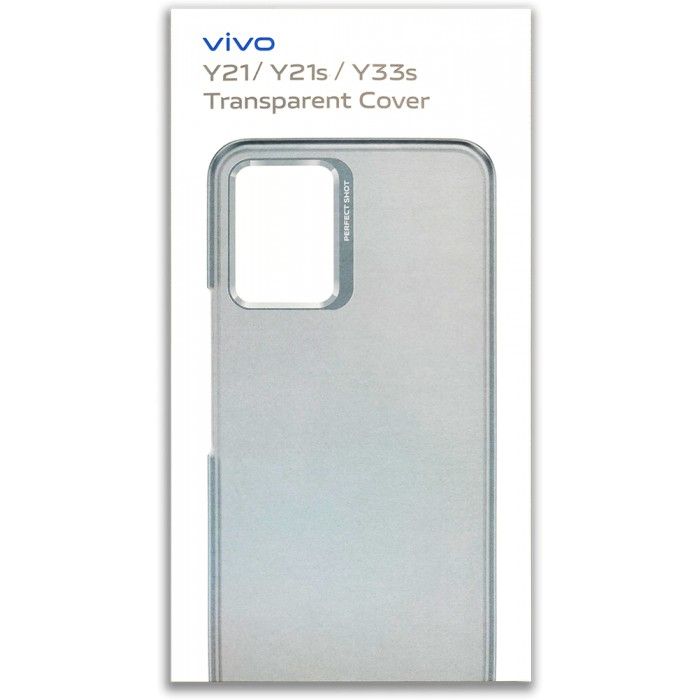 Capa Cinza Transparente Vivo Y33S, Y21S, Y21