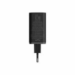 Carregador Gan6 Pro Dual Usb-A/Usb-C 65W Fast Charger Pd 3.0 Preto Carregador Gan6 Pro Dual Usb-A/Usb-C 65W Fast Charger Pd 3.0 Preto