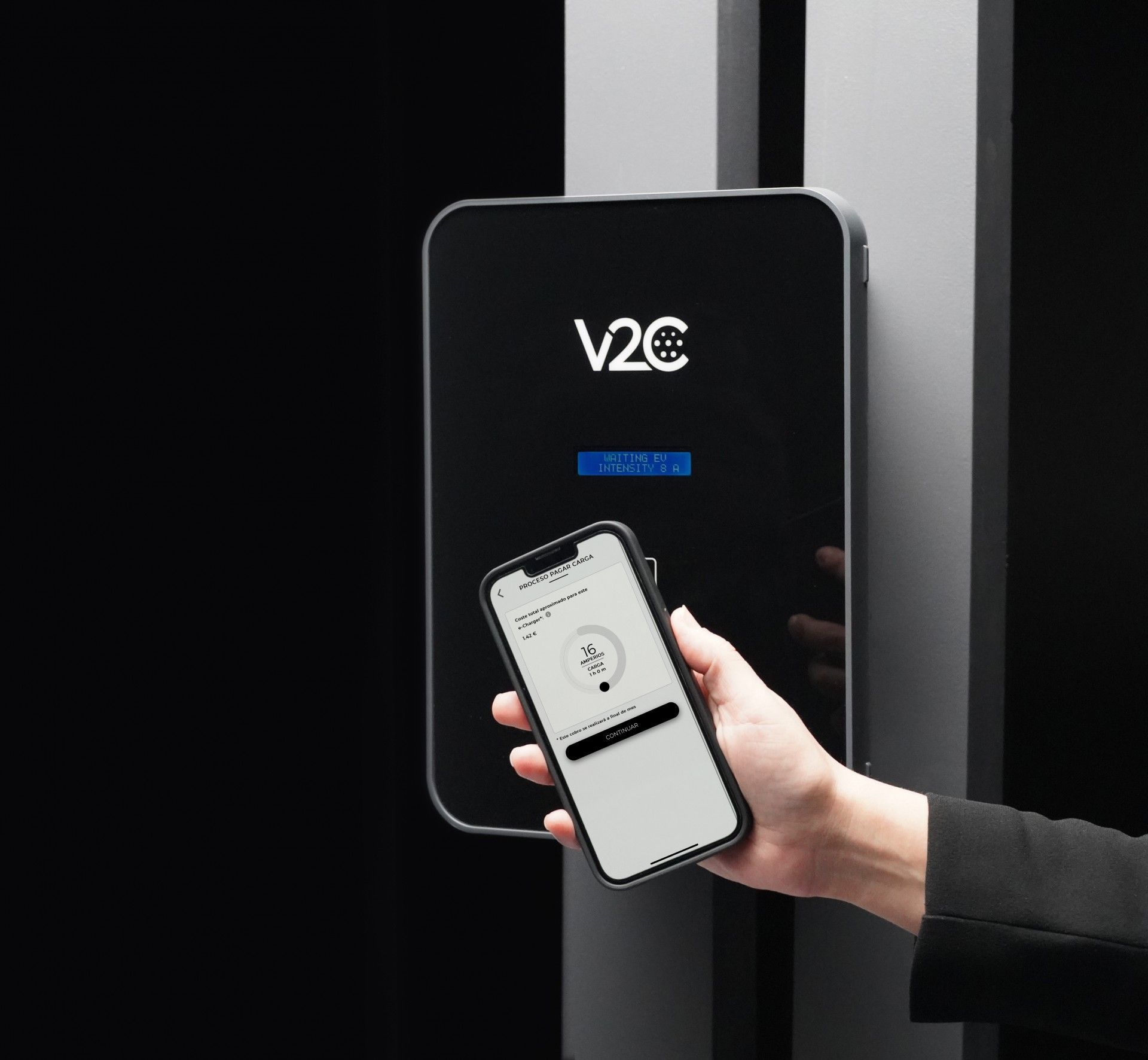 Trydan Pro Trifásico (22KW) com socket e RFID + DC