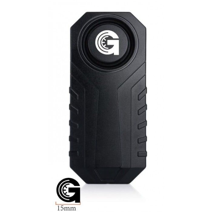 Alarme Universal Preto 150Db c/ Comando e Reage ao Movimento - 81503