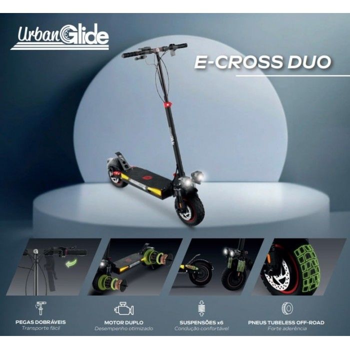 Urbanglide Trotinete Ecross Duo 12,5Ah 48V Urbanglide Trotinete Ecross Duo 12,5Ah 48V