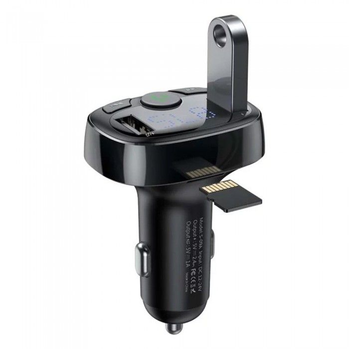 Car Bluetooth T Shaped S-09A Car Bluetooth Mp3 Player (Standard Edition) Preto Car Bluetooth T Shaped S-09A Car Bluetooth Mp3 Player (Standard Edition) Preto