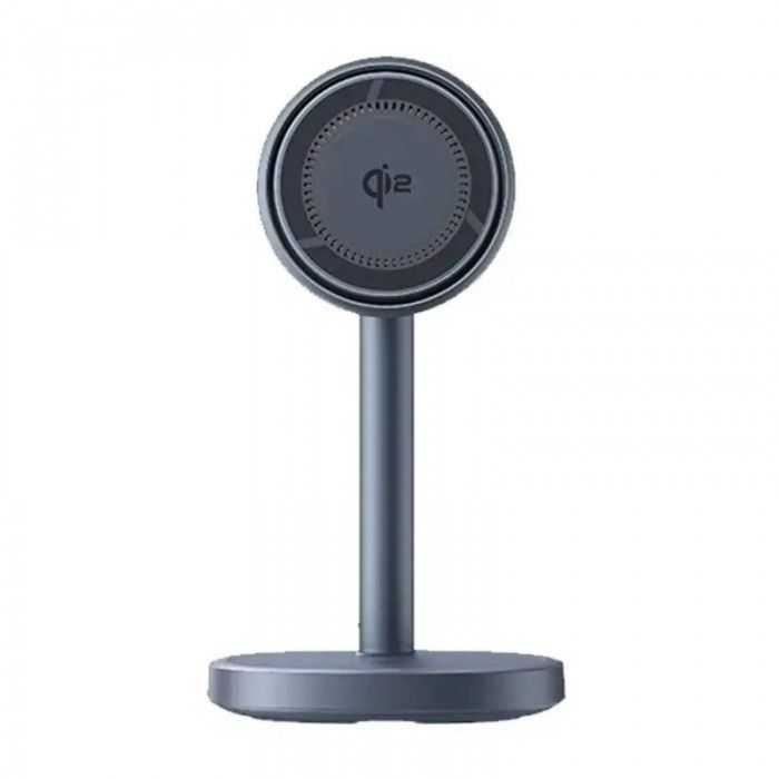 Os-Baseus Orbit 2 Pro Air-Cooled 2-In-1 Wireless Charging Stand Qi2 20W Space Cinza