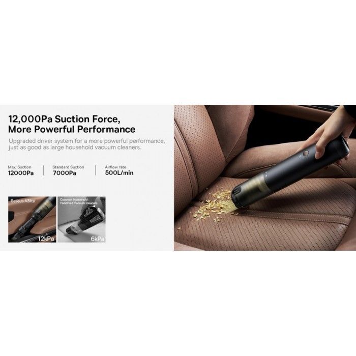 Aspirador Baseus A3LITE Car Vacuum Cleaner Black Aspirador Baseus A3LITE Car Vacuum Cleaner Black