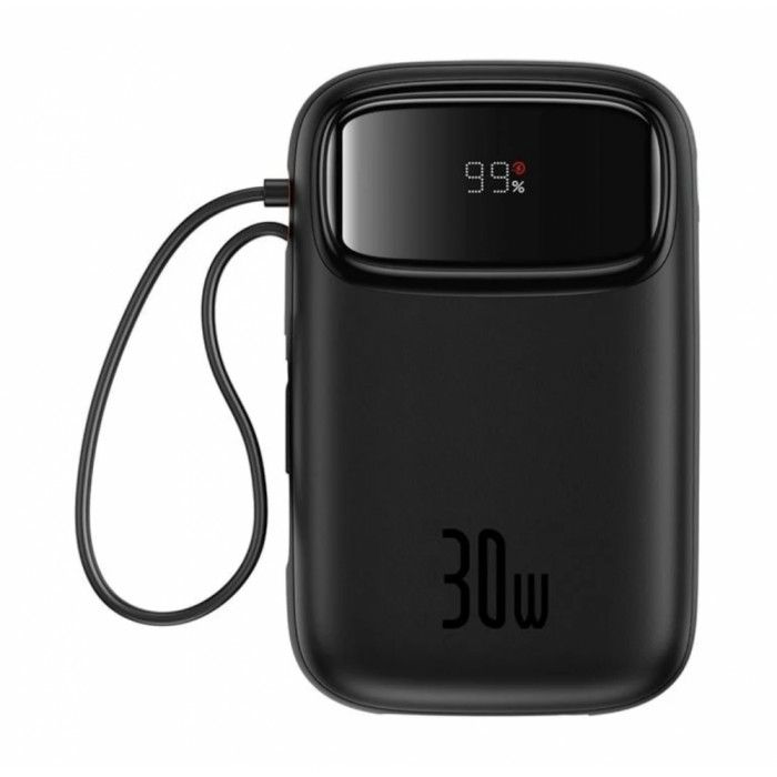 Power Bank QPow 2 WITH 2 Dual USB-C 10000mAh 30W Cluster Black Power Bank QPow 2 WITH 2 Dual USB-C 10000mAh 30W Cluster Black